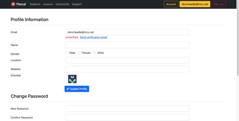 Pascal gallery view for visual learning