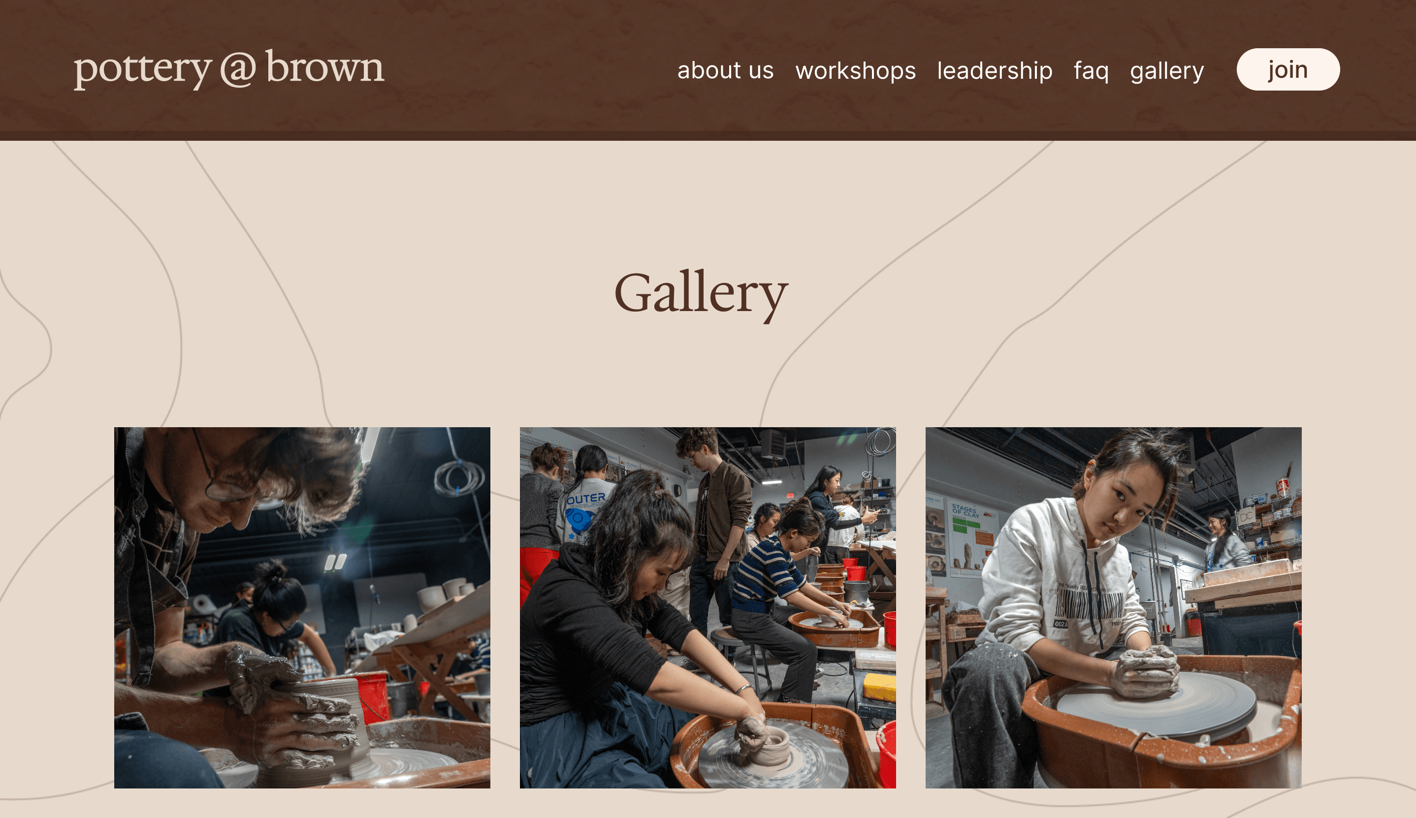 Pottery @ Brown gallery view